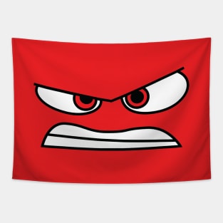 Anger (Inside Out) Face Only Tapestry