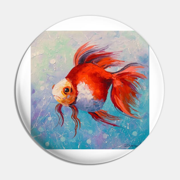 Goldfish Pin by OLHADARCHUKART