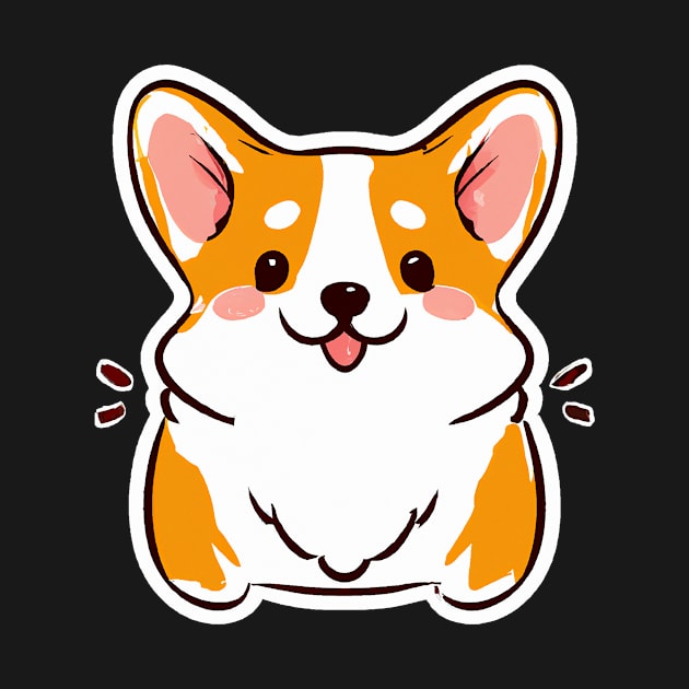 Cutest Corgi Dog Lover Puppy Retro by BetterManufaktur