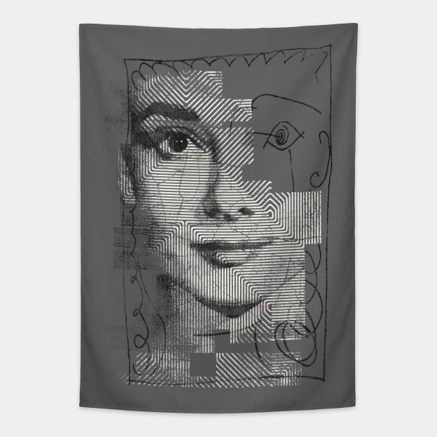 Audrey Tapestry by bulografik