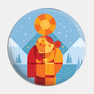 a warm love for the cold winter Pin