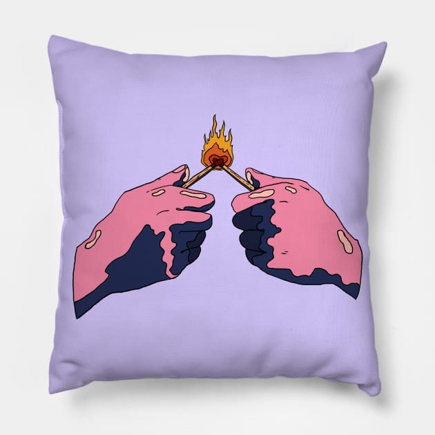 fusion of fire Pillow by AnastasiaKorts