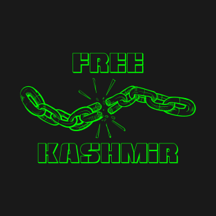 Free Kashmir Break These Chains To Demolished The Lockdown T-Shirt