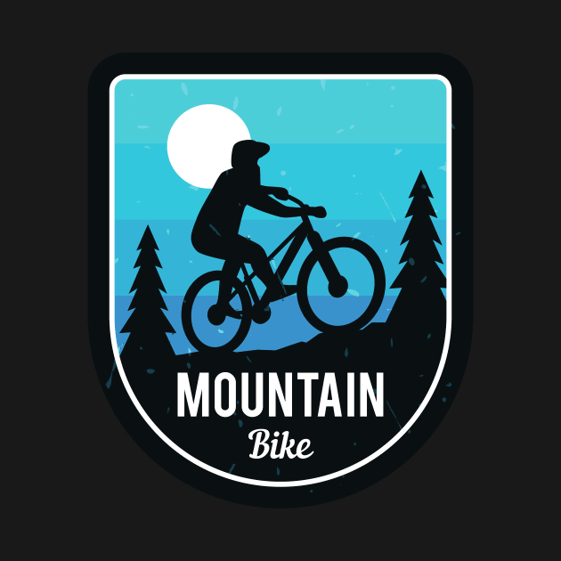 Mountain Bike Cyclist Bike Biker by Foxxy Merch