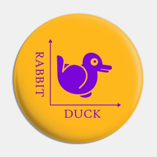 Duck Rabbit Illusion Pin