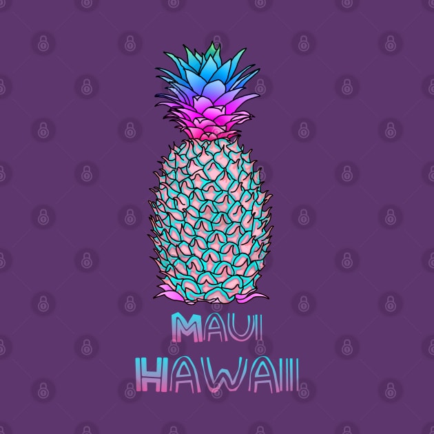 Maui Hawaii Tropical Island Pineapple by macdonaldcreativestudios