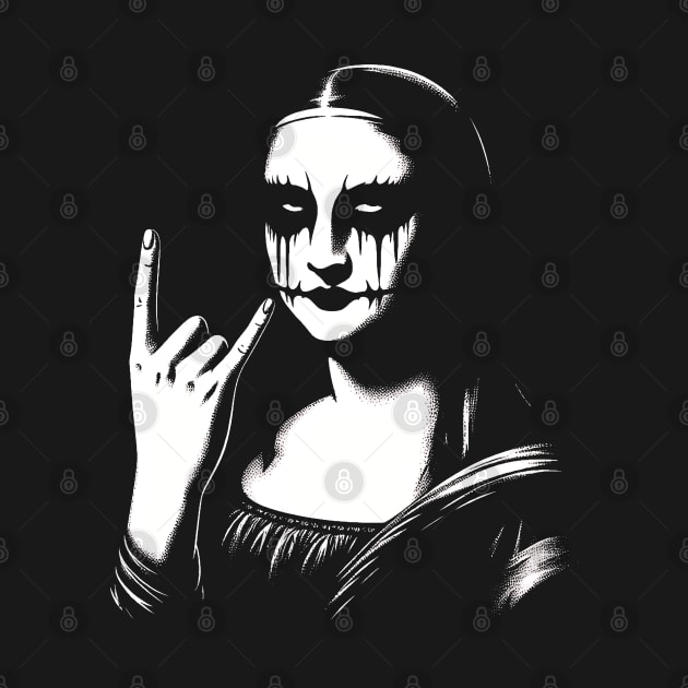 Blackened Mona Lisa by MetalByte