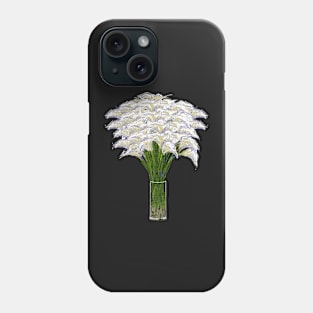 WHITE CALLA LILLIES PAINTING Phone Case