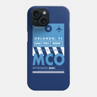 MCO Luggage Tag Phone Case