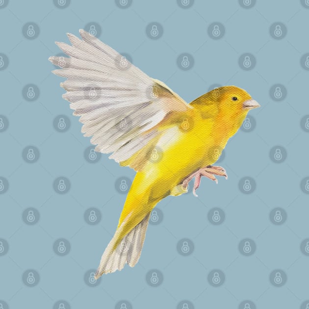 Canary in Flight by EmilyBickell