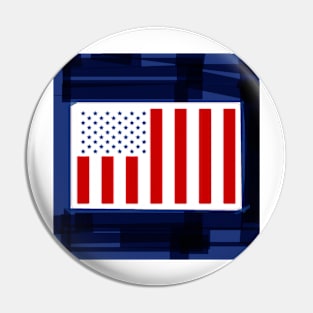 American Civil Peace Flag Pin