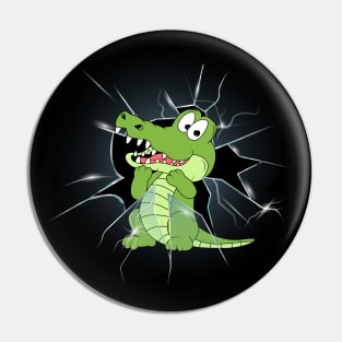 Crackodile Pin