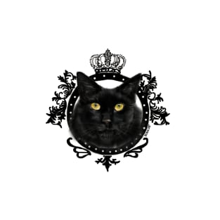 Black Cat Royalty T-Shirt