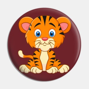 Cute Baby Tiger Pin