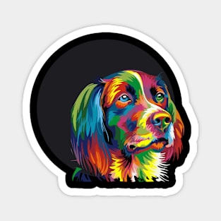 artisticcolorfuldog Magnet