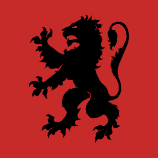 Black Lion Rampant T-Shirt