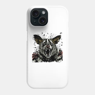 Angry Possum Howling Phone Case