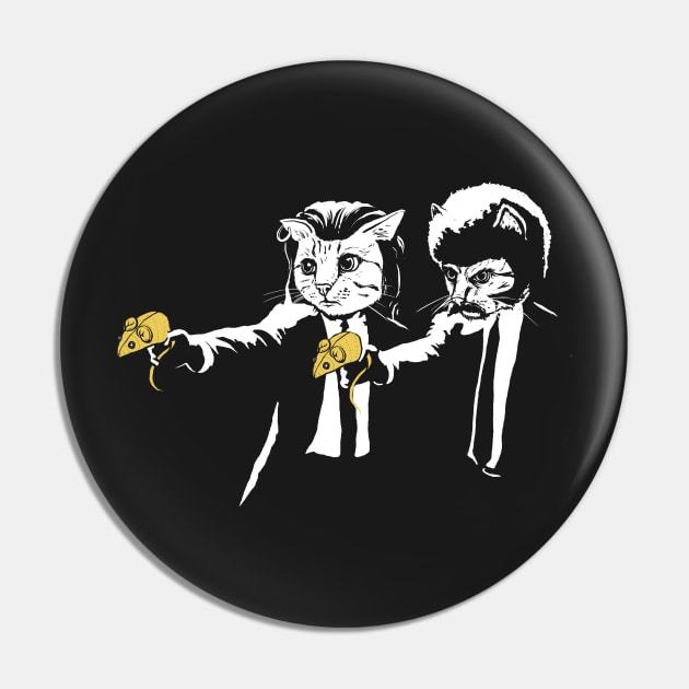 Pulp Kitten Pin by sixstyle