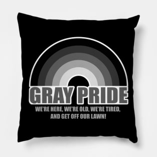 Gray Pride Pillow