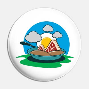 Breakfast landscape Pin