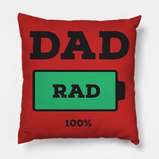 100% RAD DAD Pillow