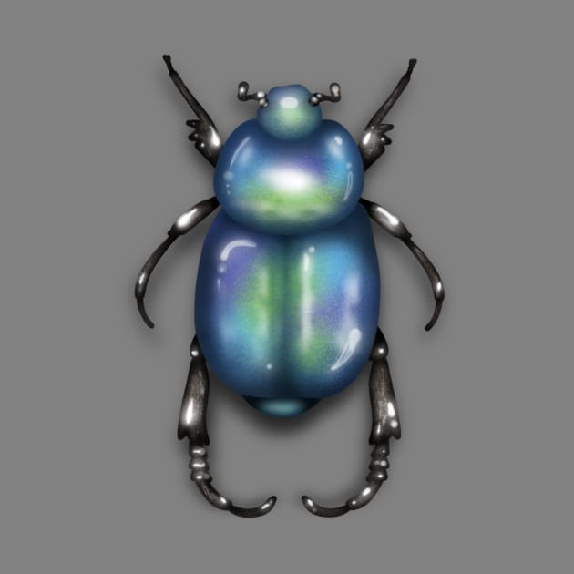 Scarab beetle by meganther0se