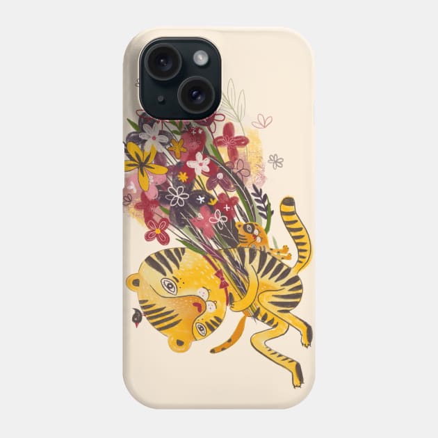 A Happy Tiger Phone Case by Krize