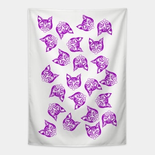 Magenta Mollycats Tapestry