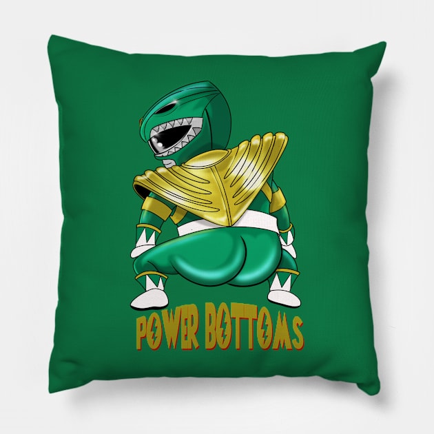 Power Bottoms Pillow by Joecovas