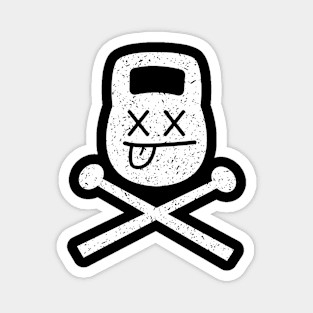 Cool Death by Kettlebell & Mace - Bone Colorway Magnet