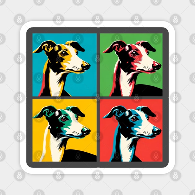 Italian Greyhound Pop Art - Dog Lovers Magnet by PawPopArt