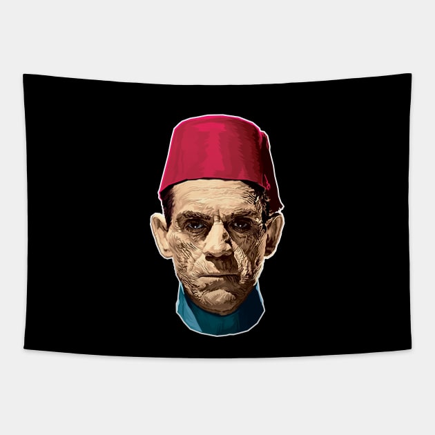 High Priest Imhotep (Colors Version) Tapestry by pentoolarts