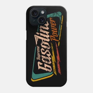 Gasoline supreme racing distressed design brand logo Phone Case