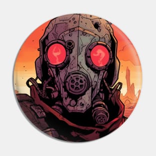 Post Apocalyptic Psycho Survivor Pin