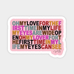 John Lennon Oh My Love Magnet