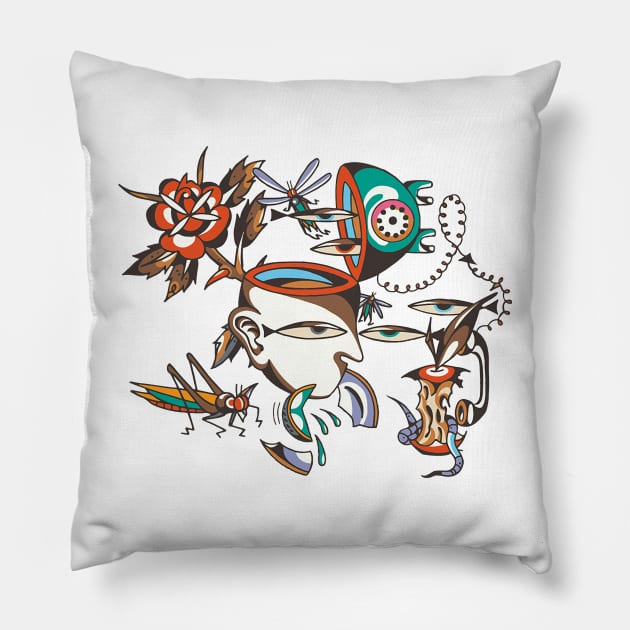 billy strings Pillow by ae hy