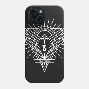 Keep Spirit and Fly High Phone Case