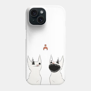 Two Creepy Cute Cats Phone Case