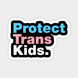 Protect Trans Kids Flag Magnet