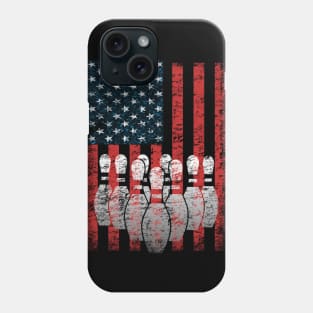 Bowling American Flag Patriotic Bowler Phone Case