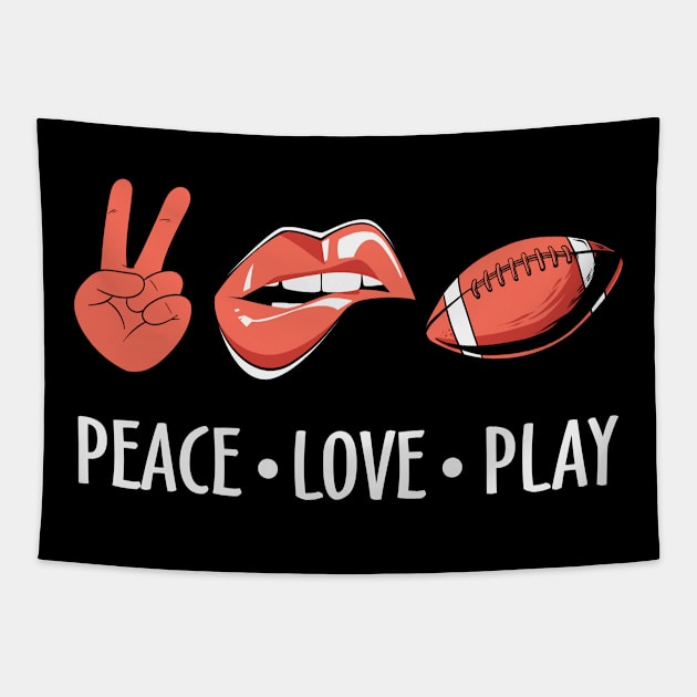 Football Lovers | Players fan | American Football team lover Tapestry by Houseofwinning
