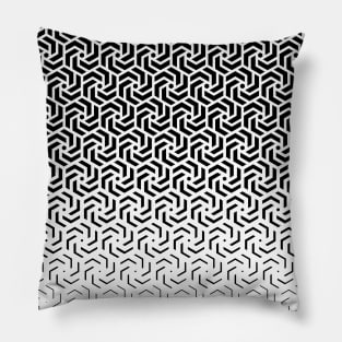 Geometric Pinwheel Pattern Pillow