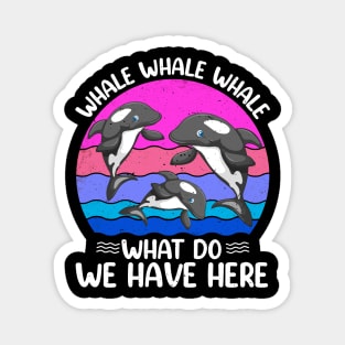 Funny Whale Magnet