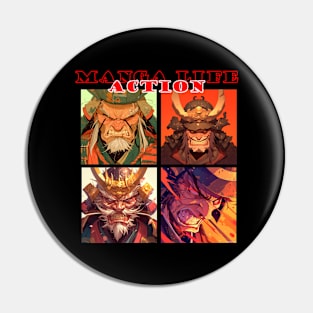 Action and Fighting Manga Pin