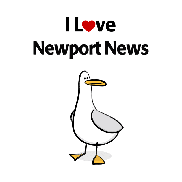 I Love Newport News by MonkeyTshirts