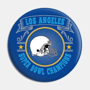 Los Angeles Super Bowl Champions Pin