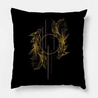 Mystic Navigation - Geometric Celestial Design” Pillow