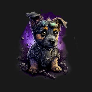 Terrier Puppy doggy dog Sci-fi T-Shirt