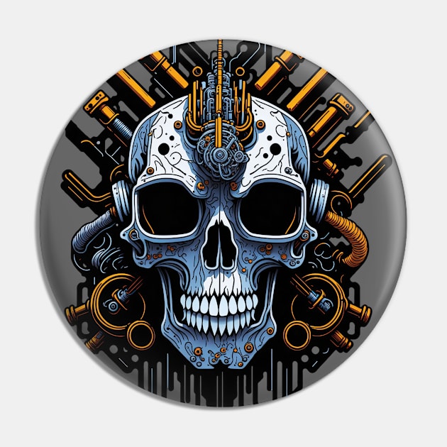 Mecha Skull S03 D02 Pin by Houerd