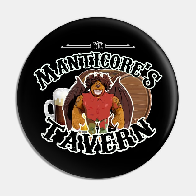 Manticore's Tavern Pin by hauntedjack